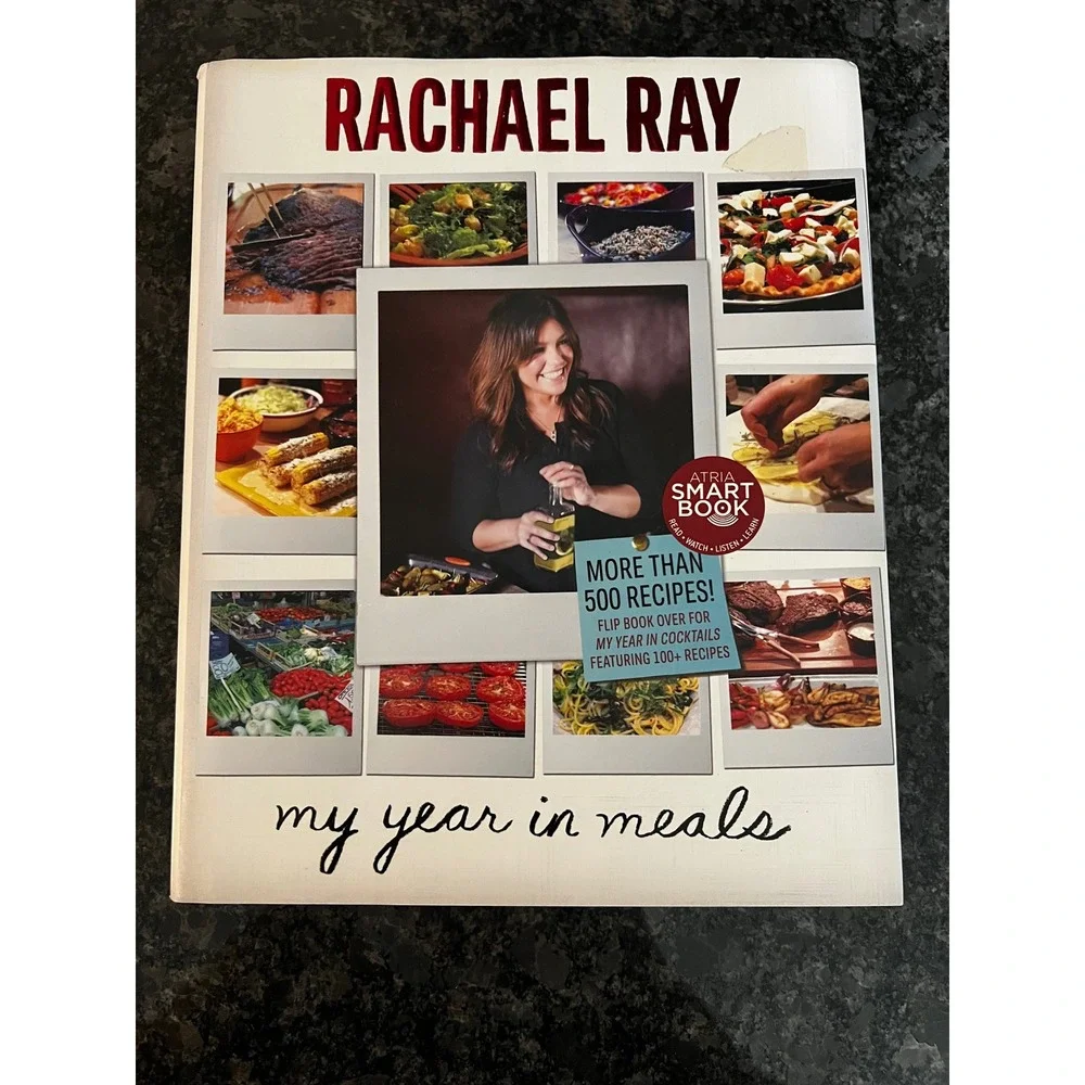 Rachael Ray My‎ Year in Meals & Cocktails Cookbook Hardcover Recipes 2012